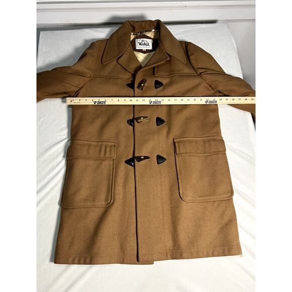 VTG 60's Woolrich Womens Toggle Pea Coat Size 40 - Picture 6 of 15